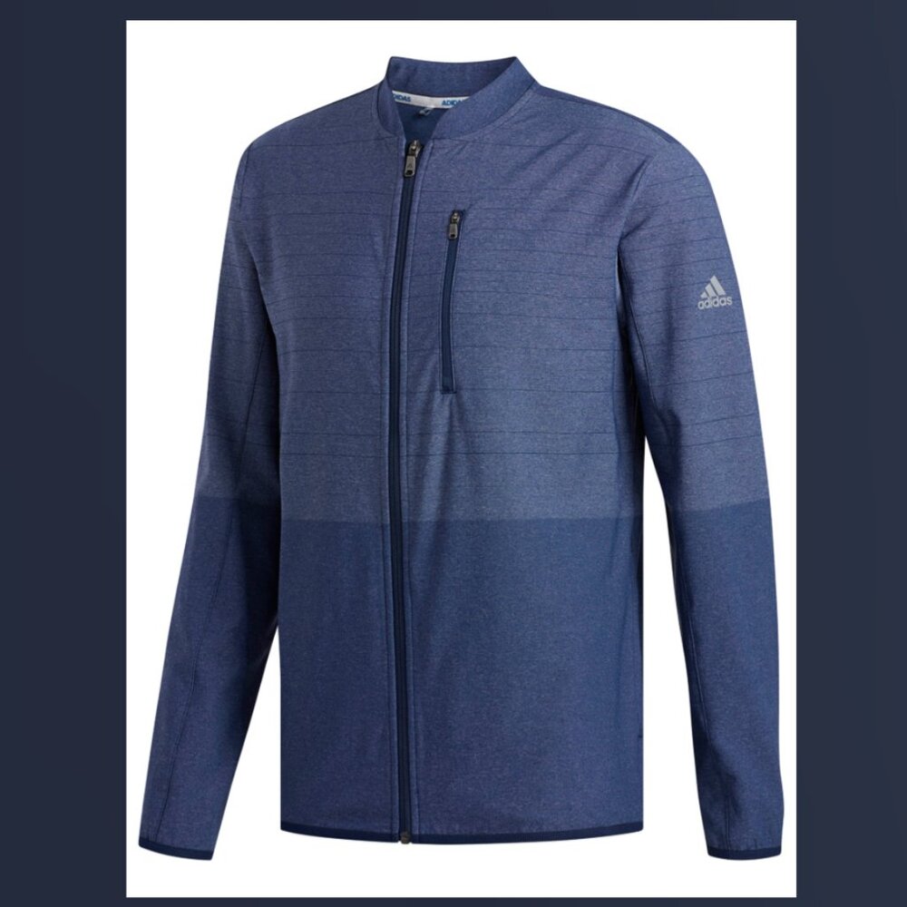 NEW adidas Mens Climacool Meltaway Jacket, Collegiate Navy, Size Small